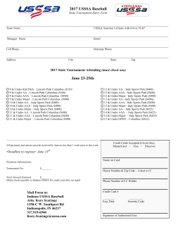 2017 USSSA Baseball June 23-25th