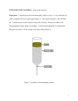 SUPPLEMENTARY MATERIAL: Notes to the instructor