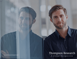 PDF - Thompson Research