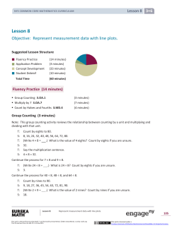 Grade 3 Mathematics Module 6, Topic B, Lesson 8