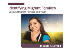 Locating Migrant Families and Youth