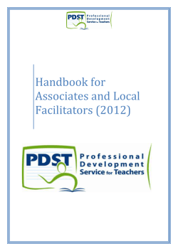 Handbook for Associates and Local Facilitators (2012)