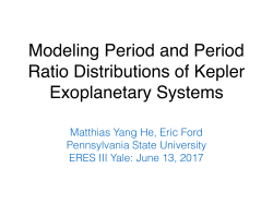 Modeling Period and Period Ratio Distributions of Kepler