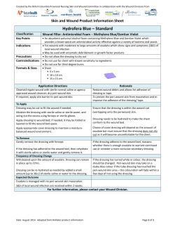Hydrofera Blue &ndash; Standard