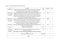 ANNEX C &ndash; RUKBAN BoQ (FINANCIAL PROPOSAL