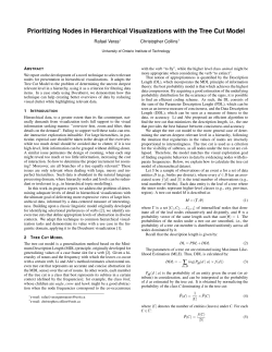 Prioritizing Nodes in Hierarchical Visualizations with the Tree Cut