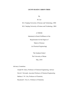 Lignin-Based Carbon Fiber