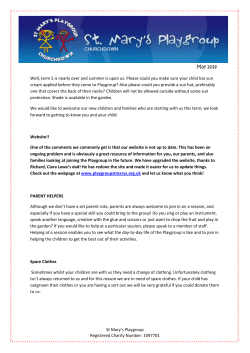 Newsletter May 2014