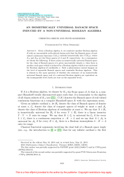An isometrically universal Banach space induced by a - IME-USP