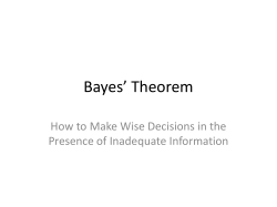 Bayes Theorem