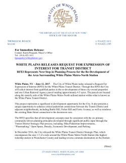 Additional Info... - City of White Plains