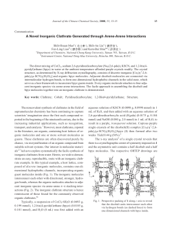 A Novel Inorganic Clathrate Generated through Arene