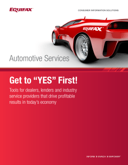 Get to “YES” First!