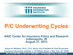 NAIC-082713 - Insurance Information Institute
