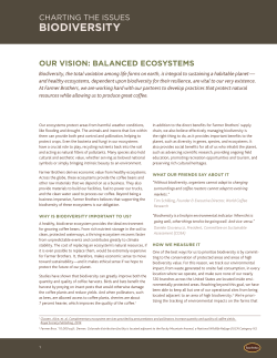 biodiversity - Farmer Brothers