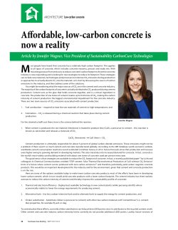Affordable, low-carbon concrete is now a reality