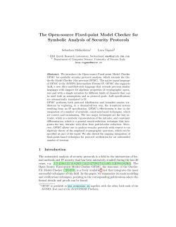 The Open-source Fixed-point Model Checker for Symbolic Analysis