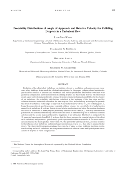 Probability Distributions of Angle of Approach and Relative Velocity