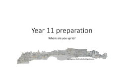 Exam preparation - Broughton Hall Catholic High School
