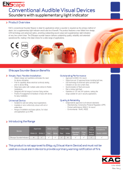 ENscape Sounder supplementary beacon