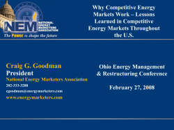 Overview &ndash; Who Is NEM? - National Energy Marketers Association