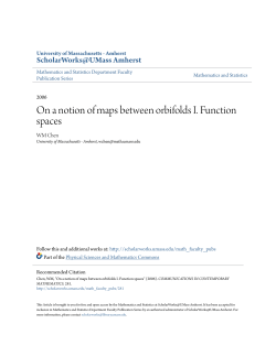 On a notion of maps between orbifolds I. Function spaces