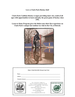 Clark Park Coalition Hockey League providing inner city youth with