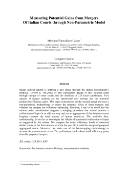 Measuring Potential Gains from Mergers Of