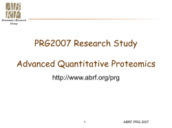 ABRF2007 Tampa, FL Presentation