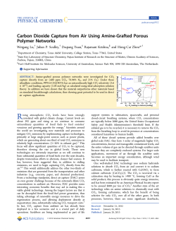 Carbon Dioxide Capture from Air Using Amine