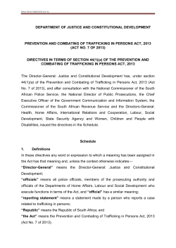 FINAL TIP ACT DIRECTIVES (3 8 15)