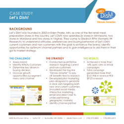 case study_lets dish.indd