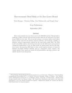 Macroeconomic Bond Risks at the Zero Lower Bound