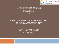 Hyderabad Media Meet Presentation 20th February 2014.