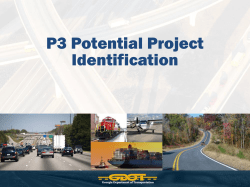 GDOT P3 Project List