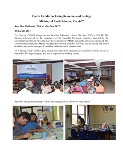 Centre for Marine Living Resources and Ecology Ministry