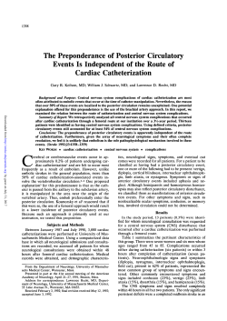 The Preponderance of Posterior Circulatory Events Is Independent