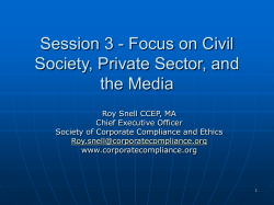 United Nations Conference Session Focus on Civil Society