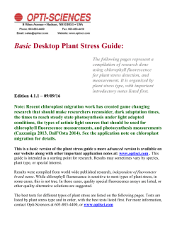Basic Plant Stress Guide - Opti