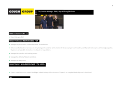 ervice Supervisor - Vacancies