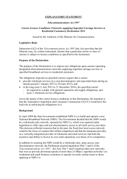 Telecommunications Act 1997 - Federal Register of Legislation