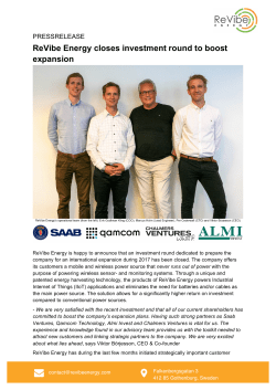 ReVibe Energy closes investment round to boost expansion