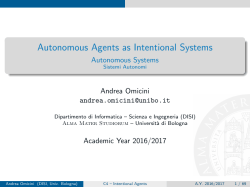 Autonomous Agents as Intentional Systems