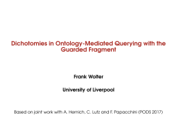Dichotomies in Ontology-Mediated Querying with the Guarded