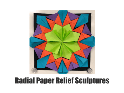 Radial Paper Relief Sculptures