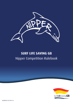Nipper Rule Book - Surf Life Saving GB