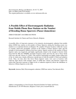 A Possible Effect of Electromagnetic Radiation from Mobile