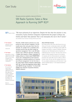 SRI Radio Systems Takes a New Approach to Running SAP