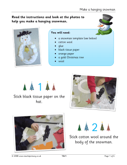 Stick black tissue paper on the hat. Stick cotton