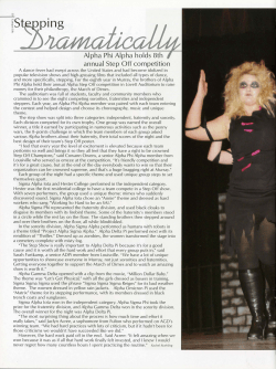 Alpha Phi Alpha holds 8th annual Step Off competition